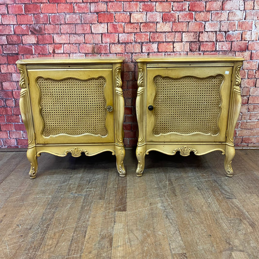 Pair of French Provincial Nightstands