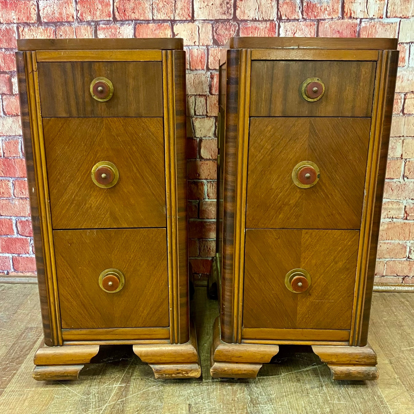 Pair of Art Deco Nightstands