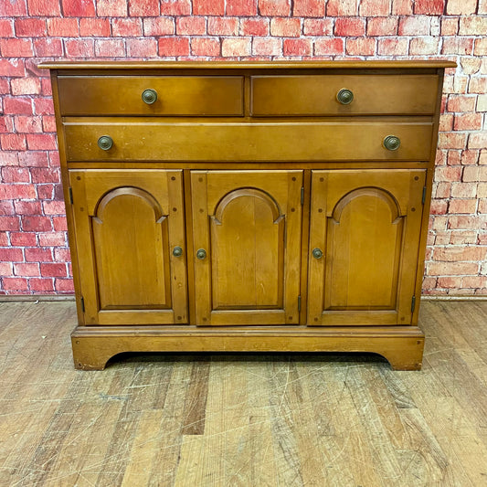 Vintage Solid Wood Hutch Bottom