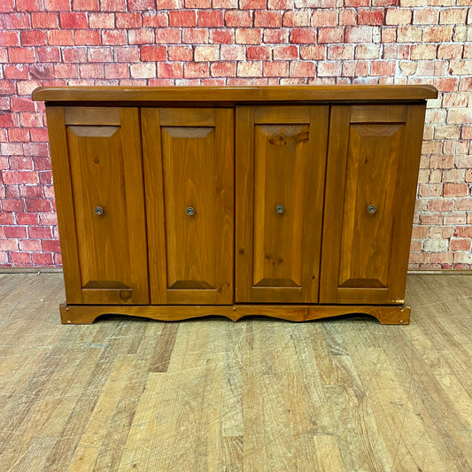 Solid Pine Storage Cabinet