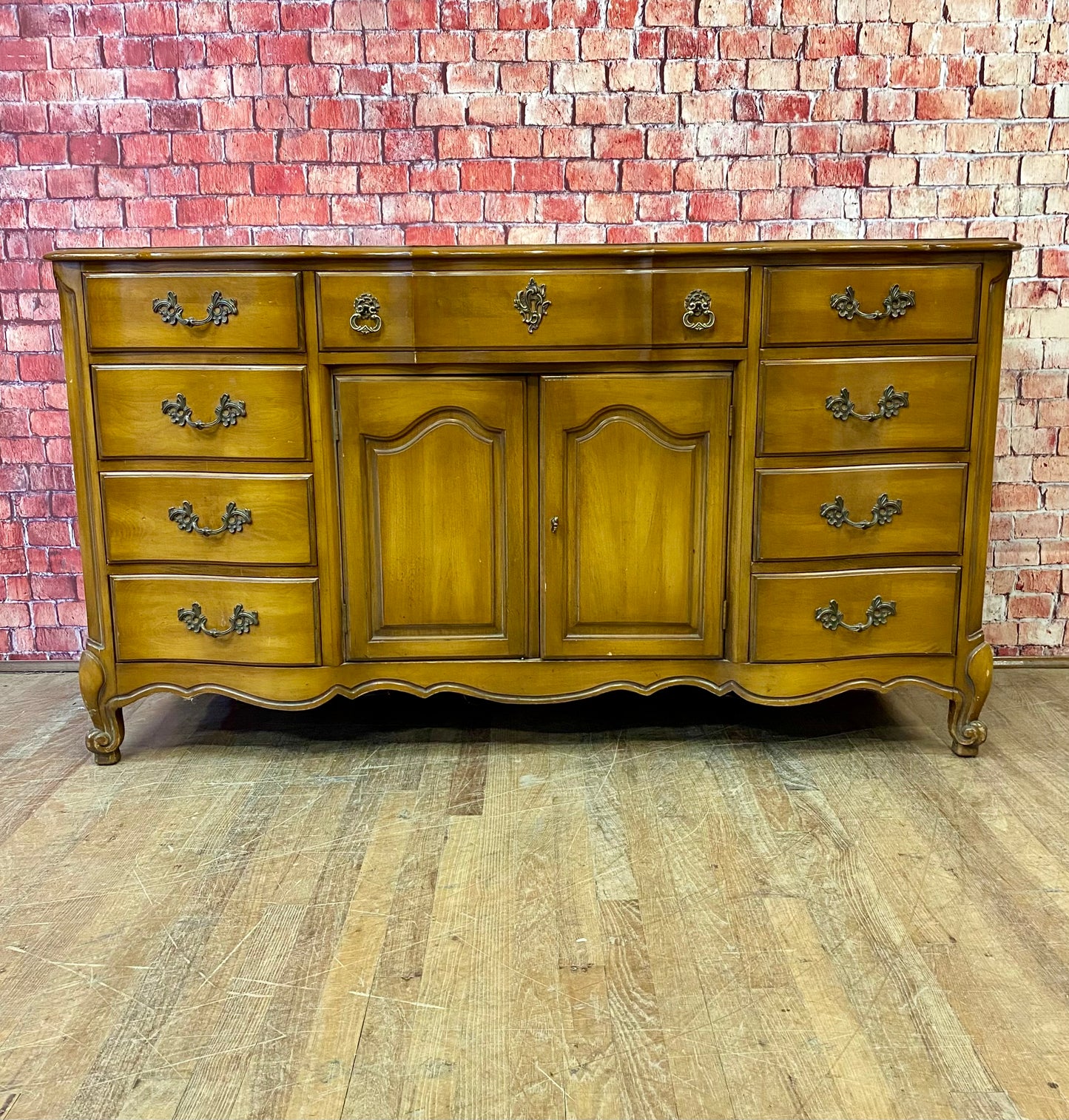 Solid Wood French Provincial Sideboard