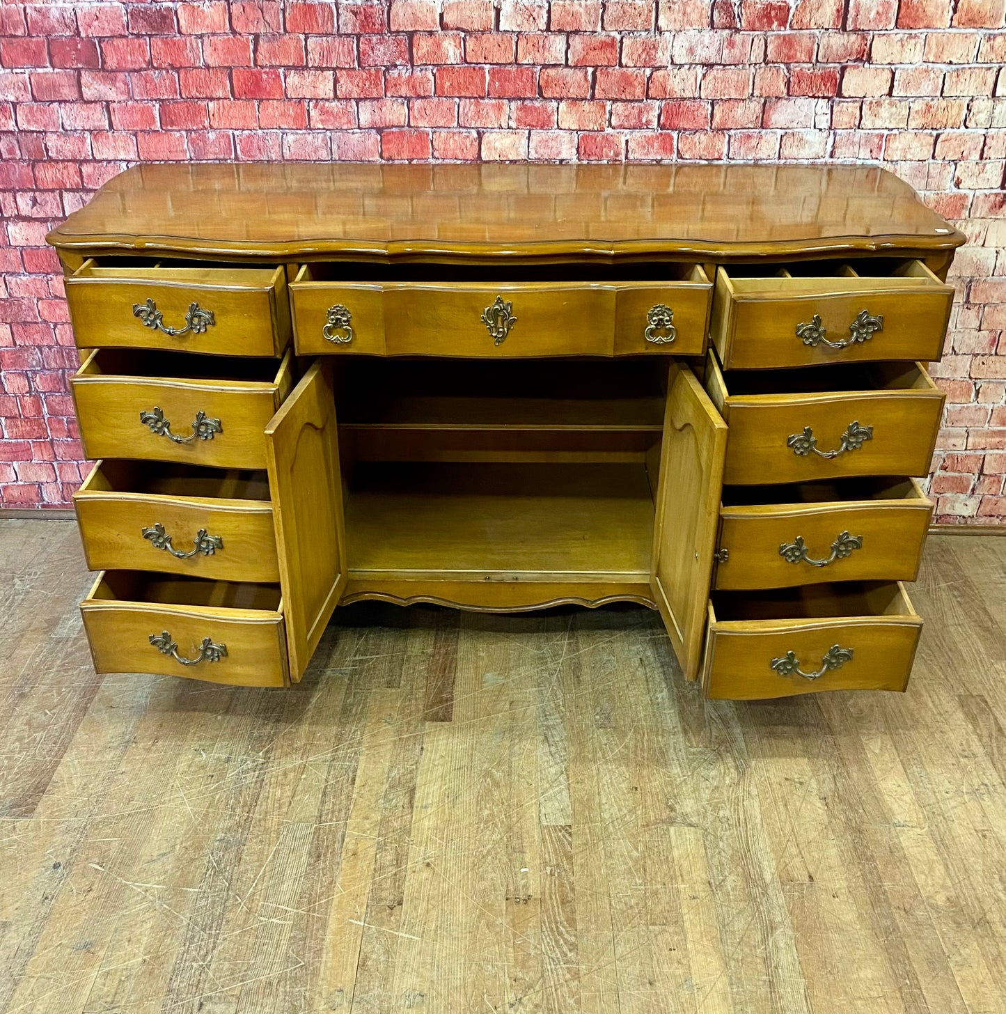 Solid Wood French Provincial Sideboard