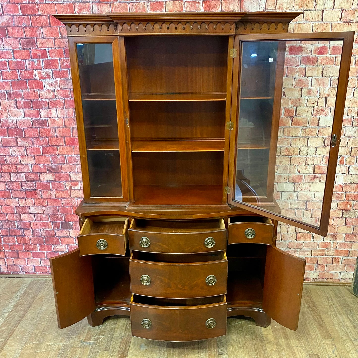 Mahogany China Cabinet by Morganton Furniture