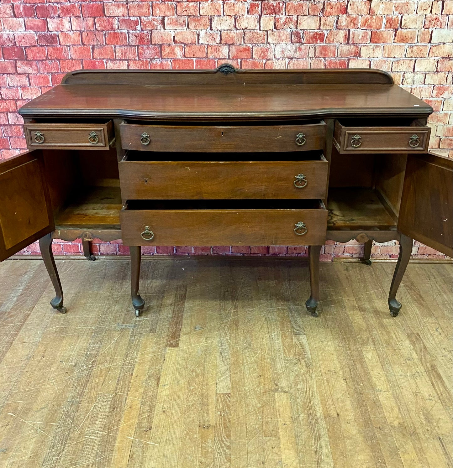 Queen Anne Antique Sideboard