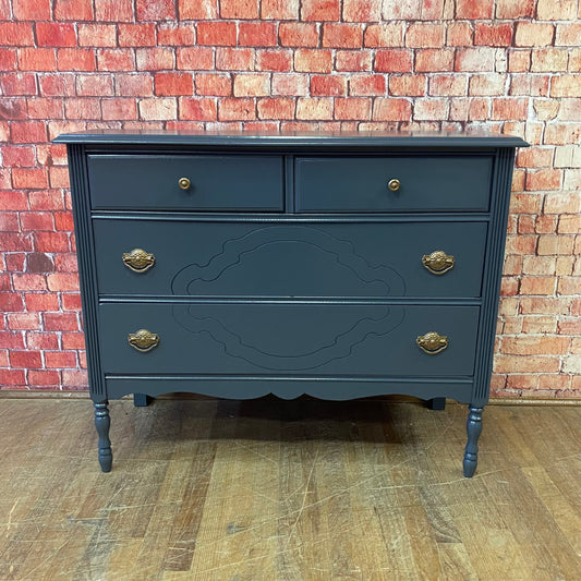 Cute Depression Era Four Drawer Dresser