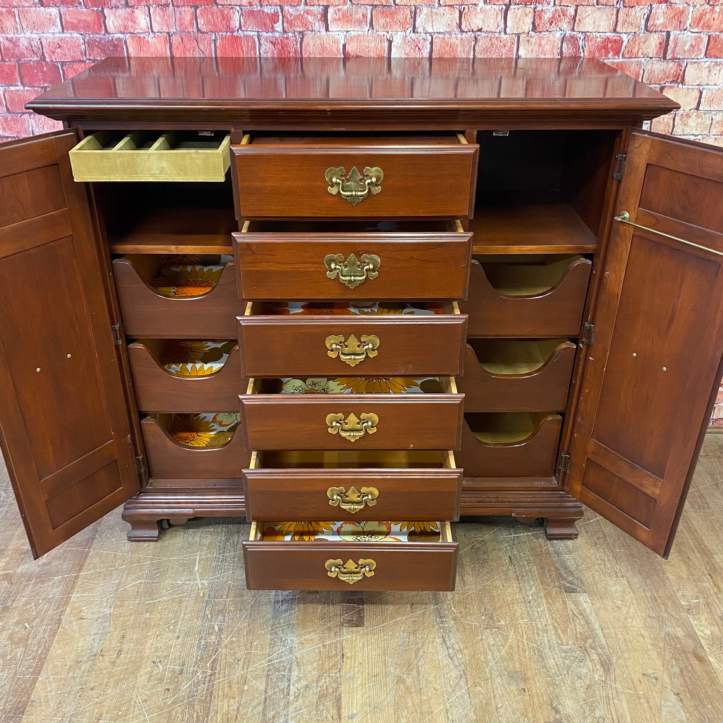 Vintage Gentlemans Chest by Harden Furniture Co