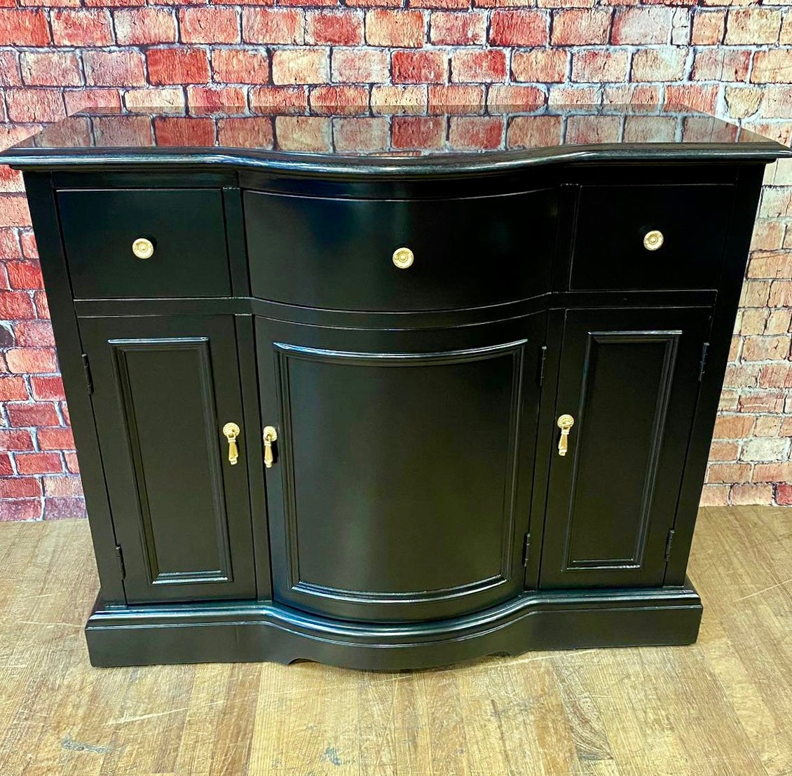 Accent Cabinet with Black Stone Top